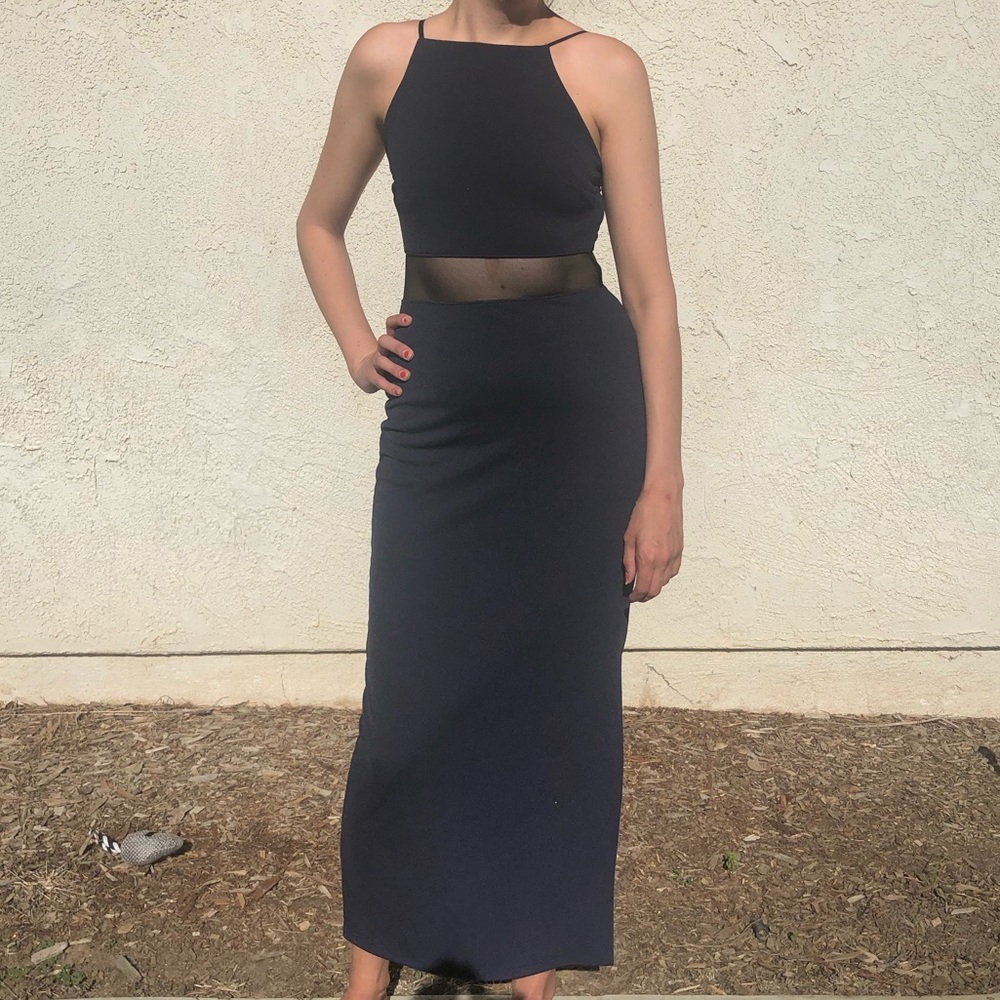 Nasty Gal Midnight Midi Dress